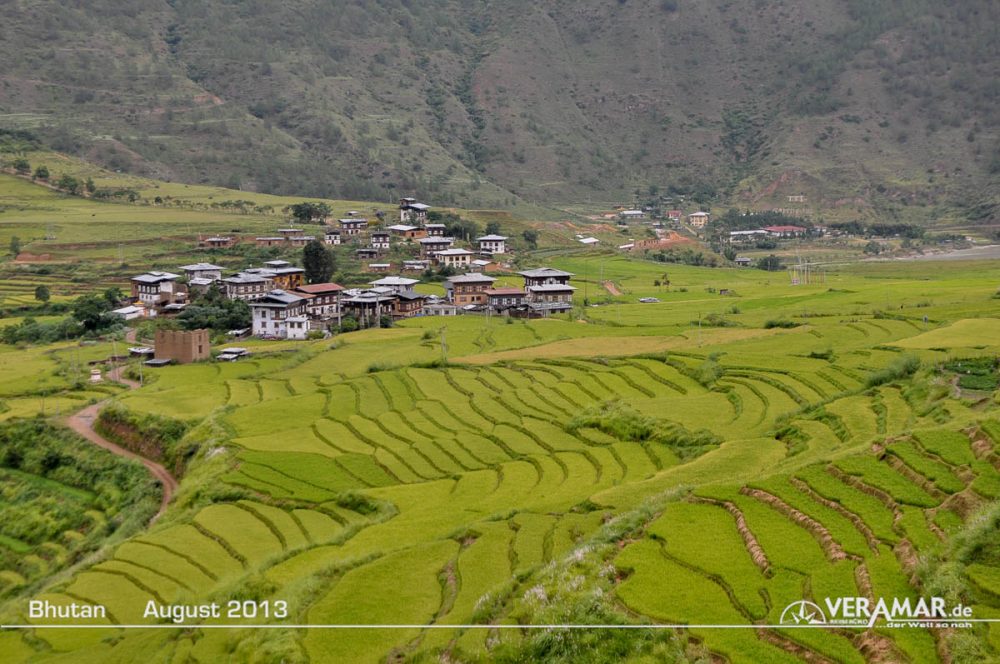 Landschaft in Bhutan