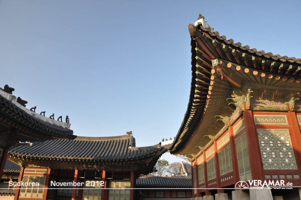 Tempeldächer Südkorea